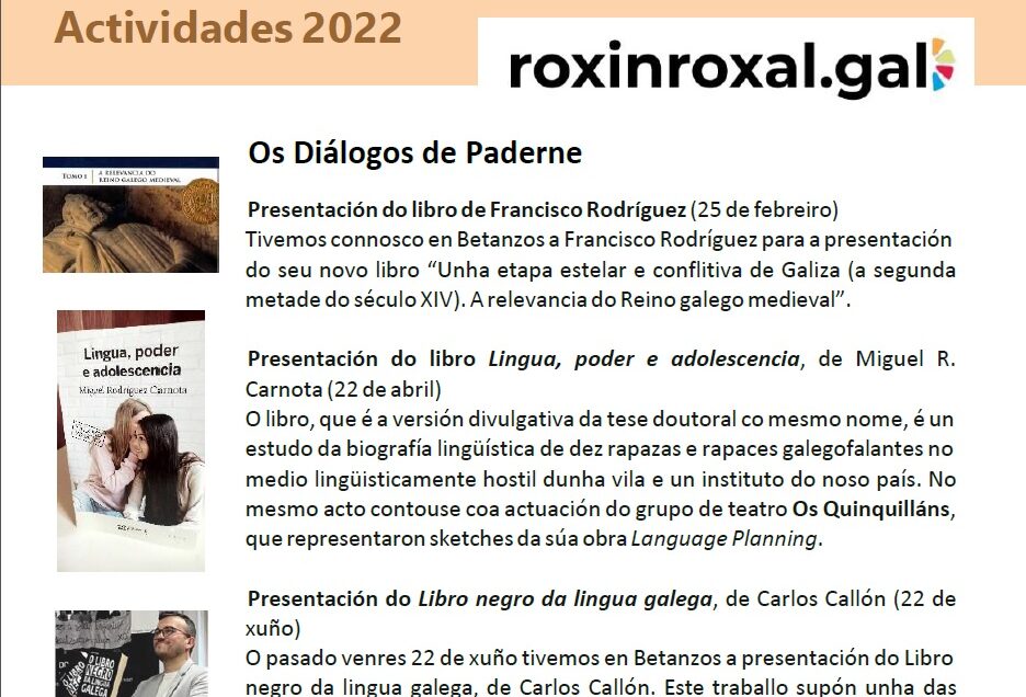 PDF | Resumo de actividades 2022