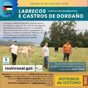 A granxa Labrecos (agricultura rexenerativa) e os castros de Dordaño
